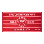Christy Duschtuch Wimbledon The Championship Towel 2026 rot 133x70cm